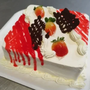 Bolo de Doce de Leite e Frutas